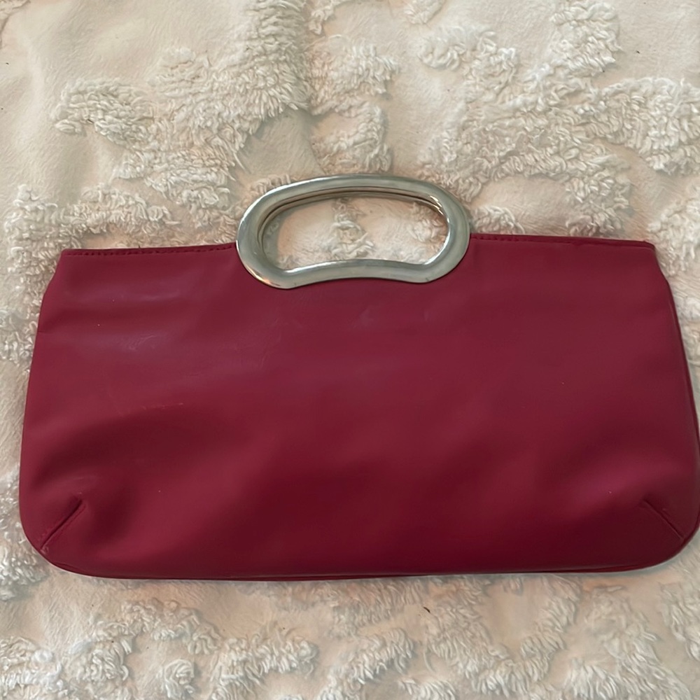 NY&C red clutch purse